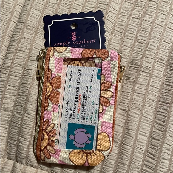 Simply Southern Sunflower ID Wallet NWT - Picture 1 of 3